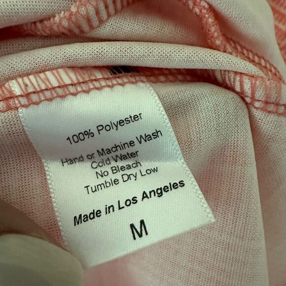 Lucy in the Sky Plaid Ruffle Bodycon Dress In Pink Tank Mini Dress Size M - Picture 7 of 7